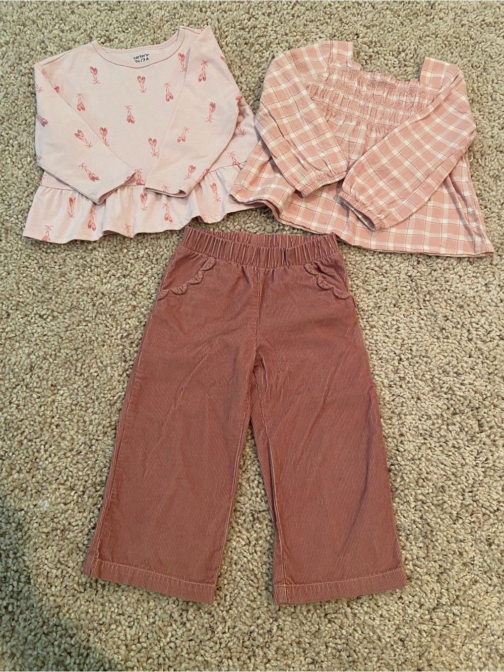 Carter's Mauve and Pink Bundle Perfect for Fall